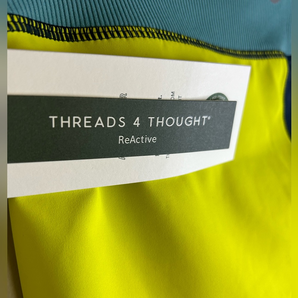 NWT THREADS 4 THOUGHT REACTIVE COLOR BLOCK SHORTS SIZE L - Picture 4 of 4